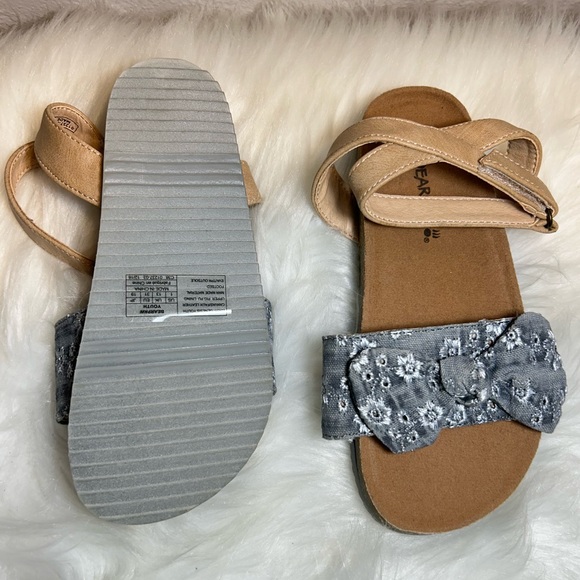 BearPaw Girls' Genesis Ankle Strappy Sandals Size 1 - Picture 7 of 8